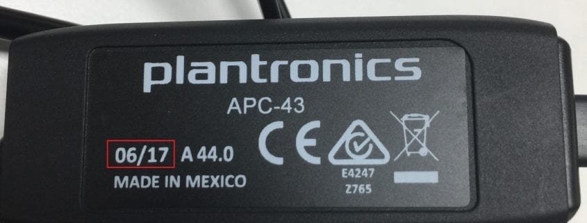 Plantronics EHS Cable APC-43