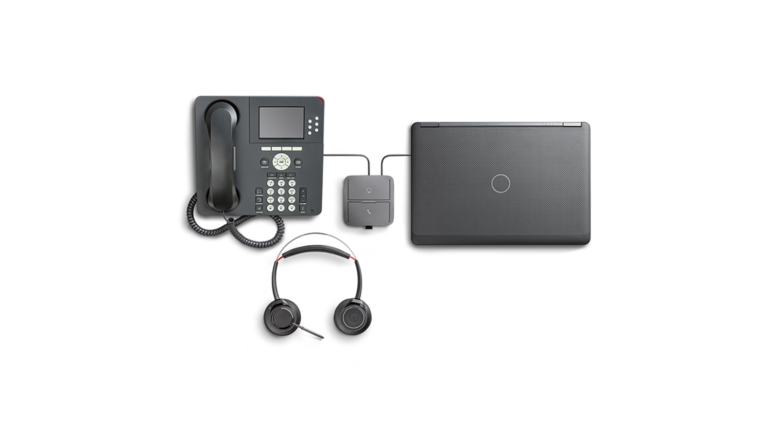 How do you connect a Plantronics USB headset to a desk phone? Call
