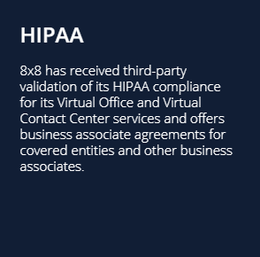 8x8 HIPAA