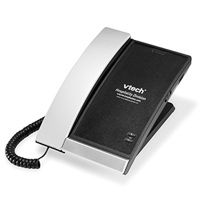 1-Line-Contemporary-Analog-Lobby-Phone-silver-and-black