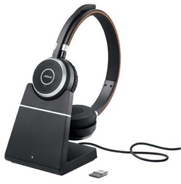 Wireless Headsets Jabra Evolve 65 Bluetooth Headsets Hybrid Work