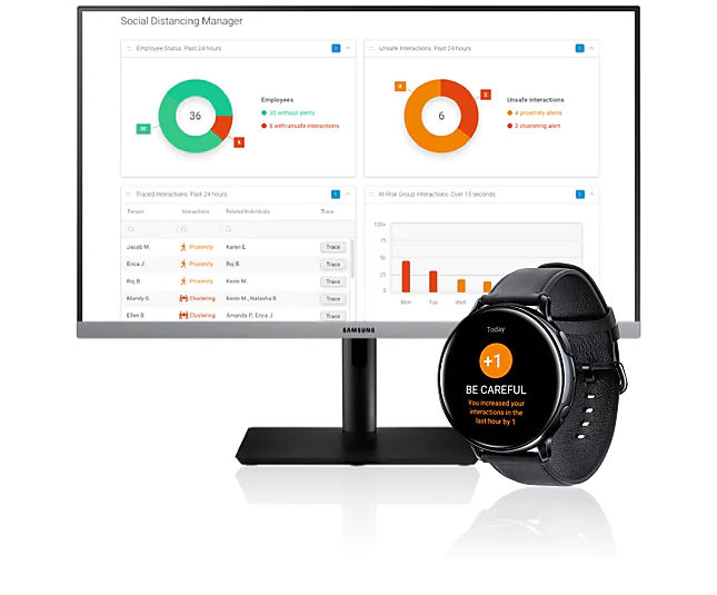 Samsung Management Solution Social Distancing