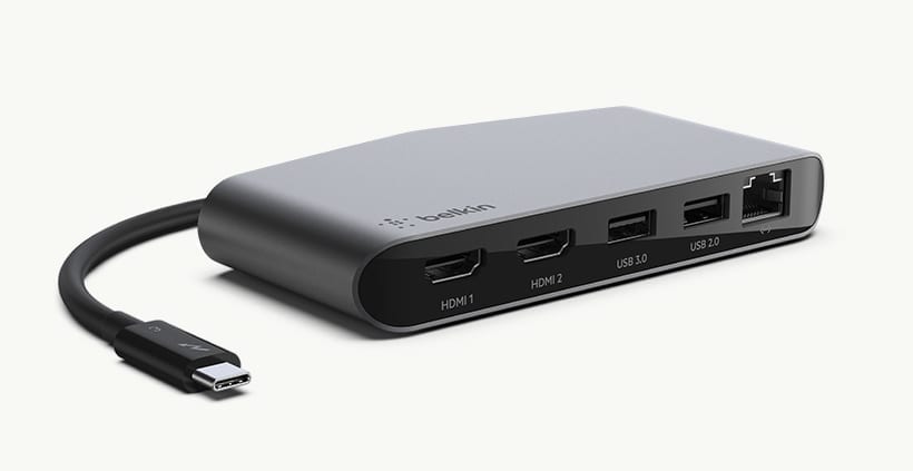 belkin- Thunderbolt 3 Dock Mini lifestyle-workspace2