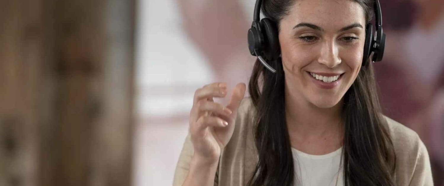 Poly Voyager Focus UC Contact Center Headset Solutions